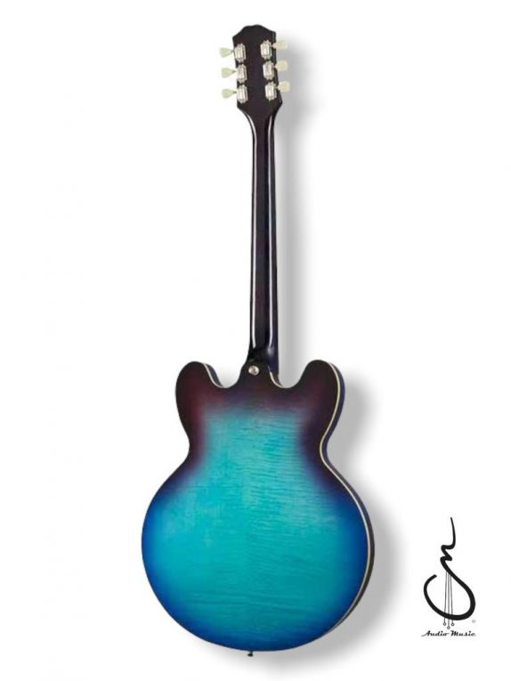 EIES335FBBBNH1 Epiphone SemiHollow Guitarra Electrica Azul Audio Music