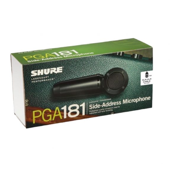 Micrófono Shure Condensador PGA181 XLR Audio Music