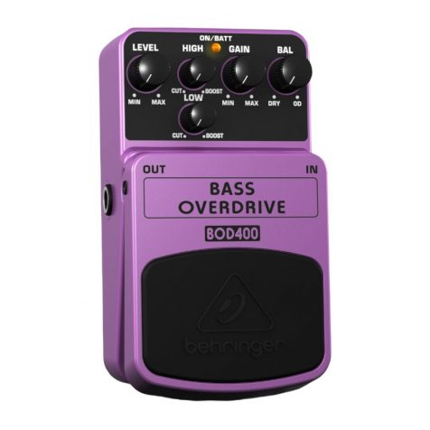 Pedal Behringer Bass Overdrive. Pedal BOD400 Audio Music