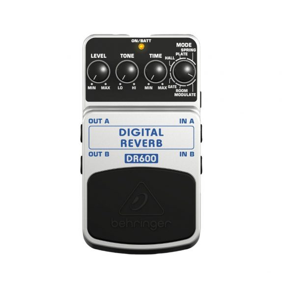 Pedal Behringer Digital Reverb. Pedal DR600 Audio Music