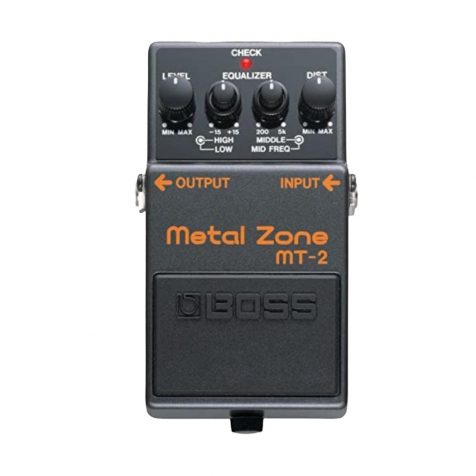 Pedal Boss compacto Metal Zone MT2 Audio Music