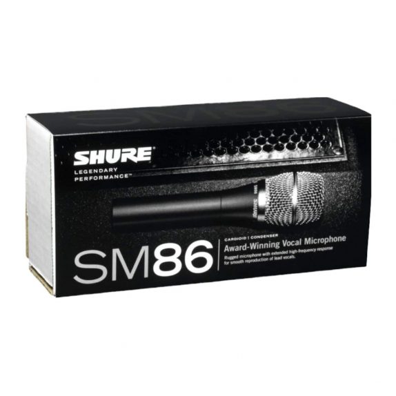 SM86 Micrófono Vocal Condensador Shure Audio Music