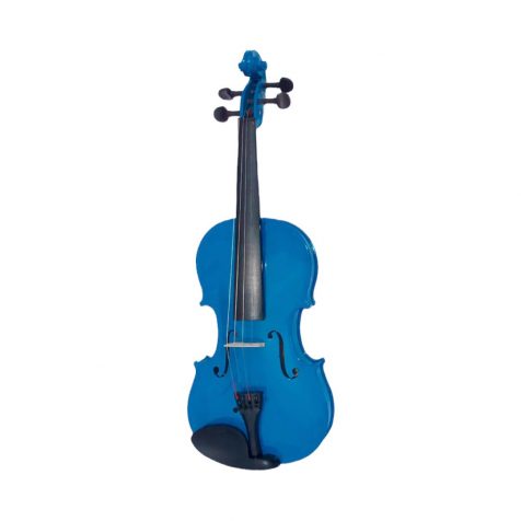 Violín 4/4 La Sevillana de color azul. Violin DLX-LSV44CDBL Audio Music