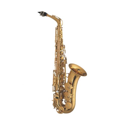 Saxofón Alto Blessing Laqueado Mi bemol. Saxofon 6430L. Audio Music