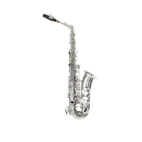Saxofón Alto Century Niquelado. Saxofon CNSX006 Audio Music