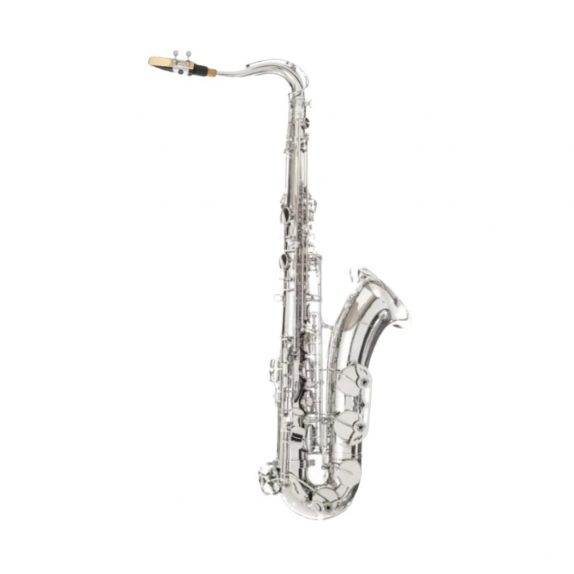 Saxofón Tenor SI bemol Silvertone Niquelado. Saxofon SLSX026 Audio Music