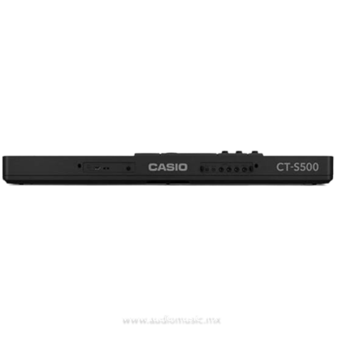 CTS-500 Casio Audio Music Teclado Profesional Trasero
