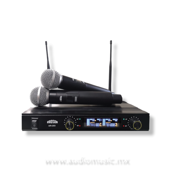 MR-293 Microfonos Inalambricos UHF Radson Audio Music