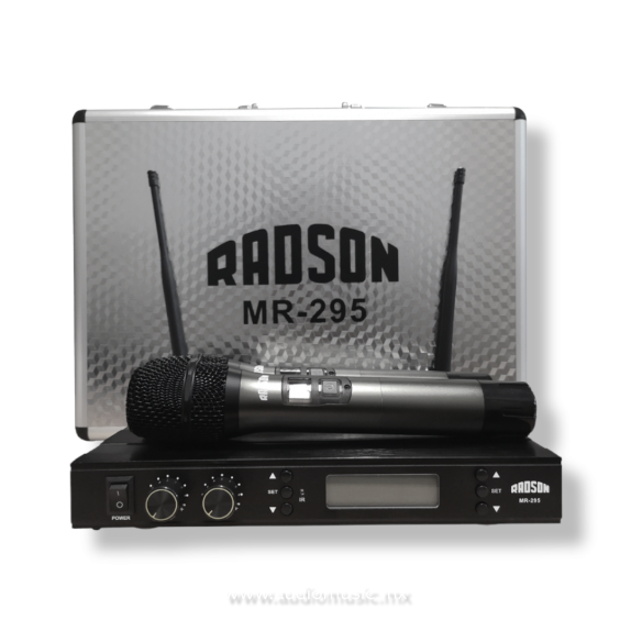 MR-295 Micrófonos Inalambricos UHF Radson Audio Music