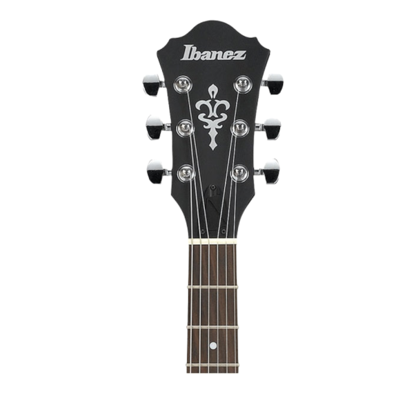 Ibanez AS53TKF Guitarra Eléctrica Semi-Hueca Negro Transparente Mate Audio Music