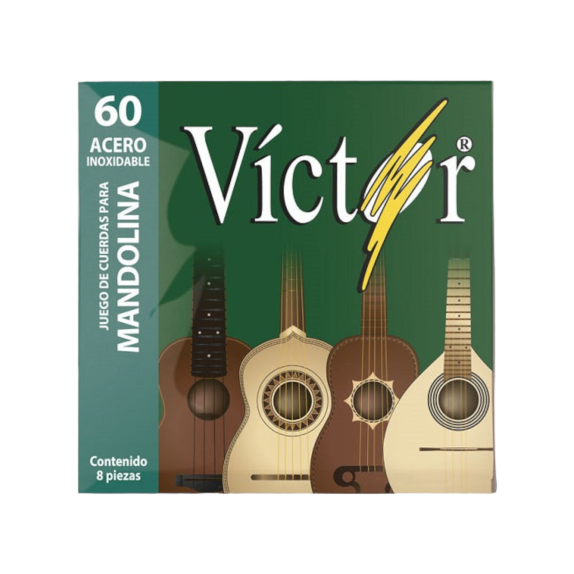 Victor 60 Encordadura Mandolina Audio Music Mexico