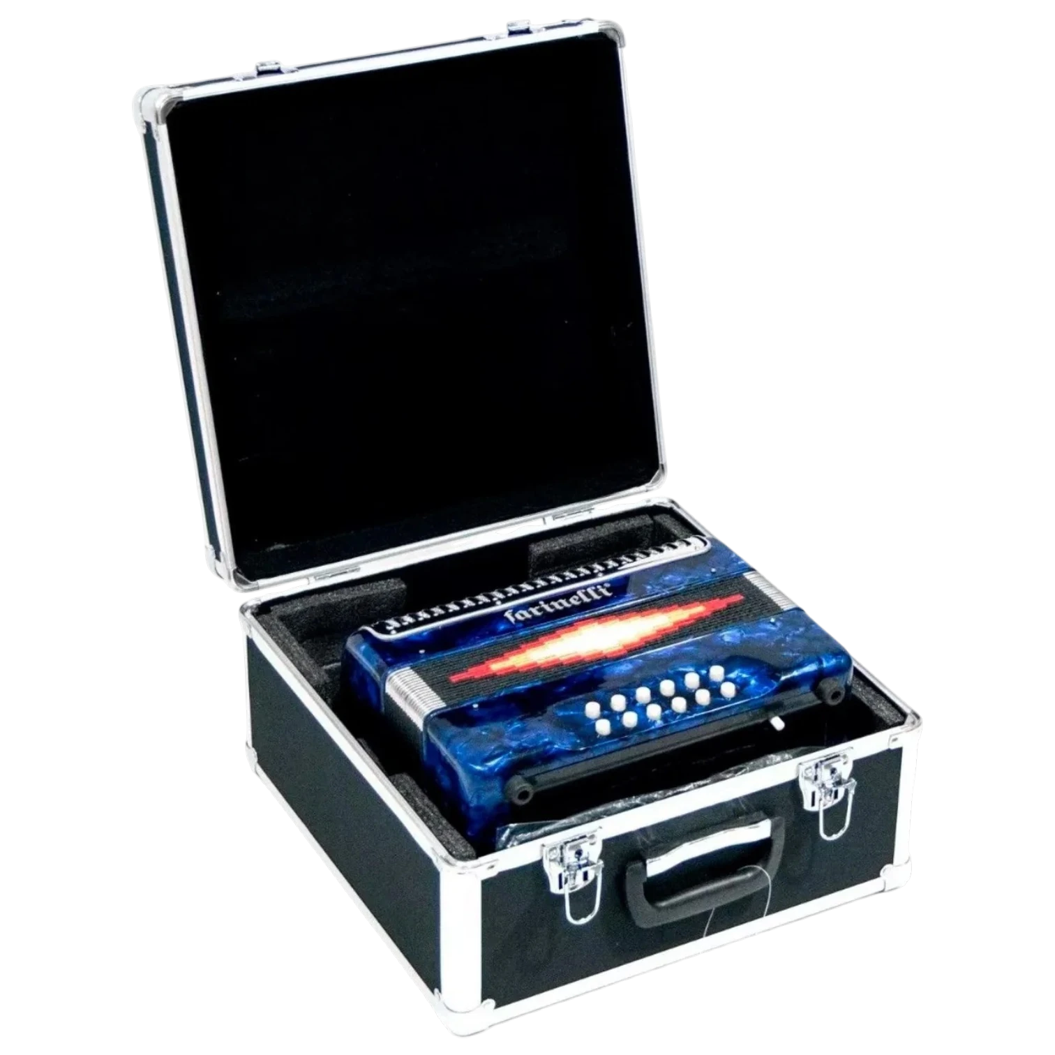 acordeon farinelli 3012faap fa azul estuche