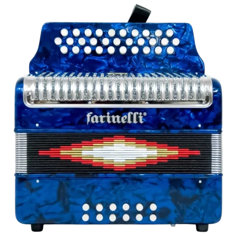 acordeon farinelli 3012faap fa azul frontal